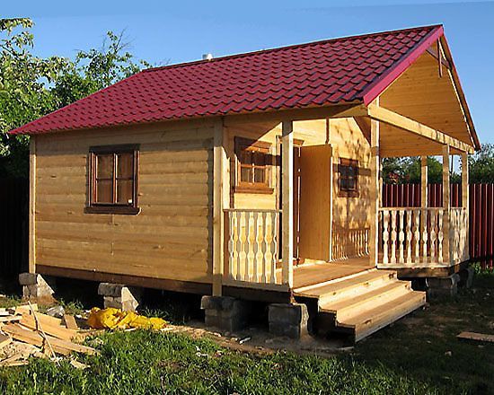 Строим деревянный дом для дачи